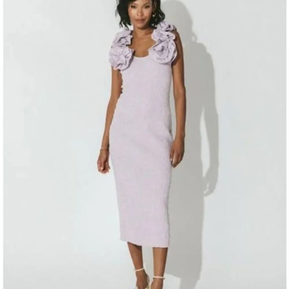 CLEOBELLA ANTOINETTE MIDI DRESS in Lilac sz Large